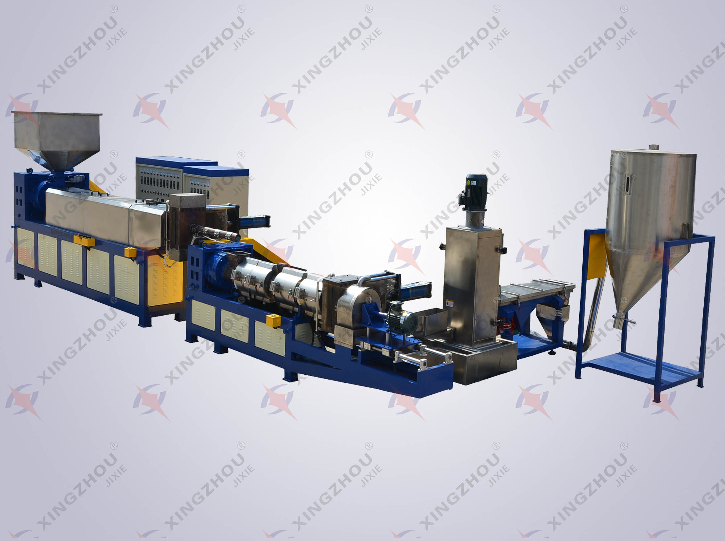 HDPE水環切粒塑料造粒機